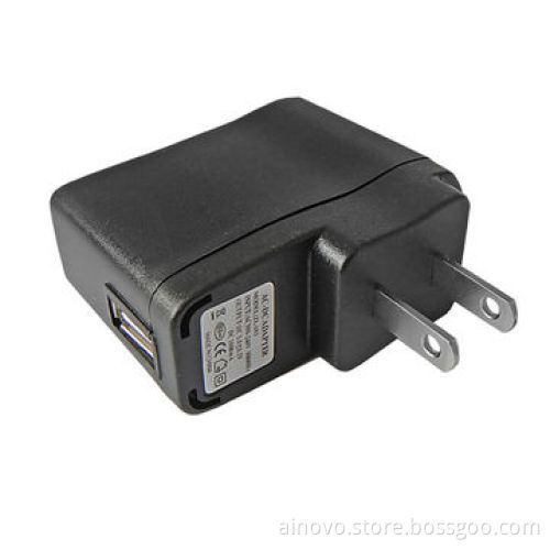 USB Adapter for All Mobile Phone, Small Size, 100V-240V AC, 5V DC/1A